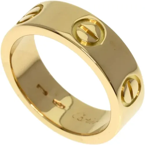 Pre-owned Gold rings , female, Sizes: ONE SIZE - Cartier Vintage - Modalova