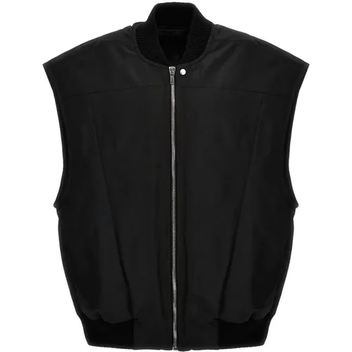 Nylon Jumbo Flight Gilet , male, Sizes: L - Rick Owens - Modalova