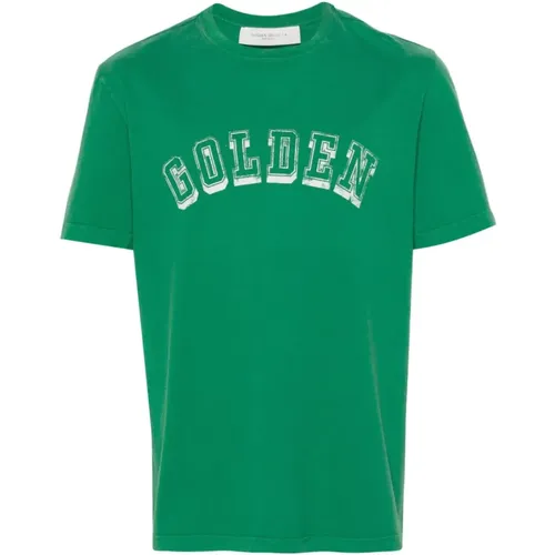T-Shirts , male, Sizes: L, S, M, XL - Golden Goose - Modalova