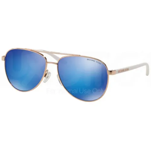 Hvar Sunglasses with Blue Mirror Lenses , unisex, Sizes: 59 MM - Michael Kors - Modalova