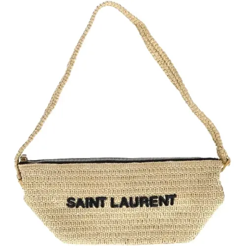 Pre-owned Rattan schultertasche - Yves Saint Laurent Vintage - Modalova