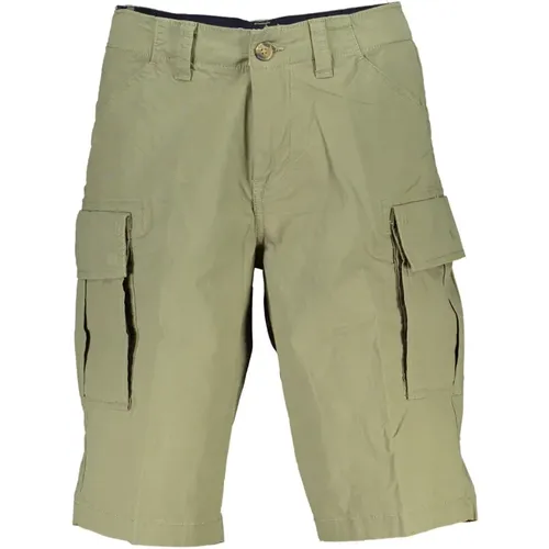 Grüne Bermuda-Shorts aus Bio-Baumwolle , Herren, Größe: W32 - Timberland - Modalova