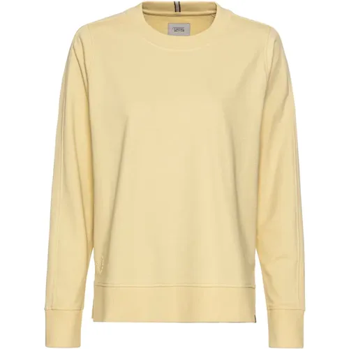 Cotton Sweatshirt Round Neck , female, Sizes: XL, L, M, S - camel active - Modalova