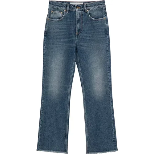 Regular Fit Denim Jeans , Damen, Größe: W27 - Golden Goose - Modalova