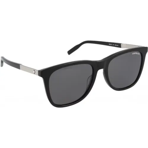 Men's Sunglasses - Iconic Style , male, Sizes: 55 MM - Montblanc - Modalova