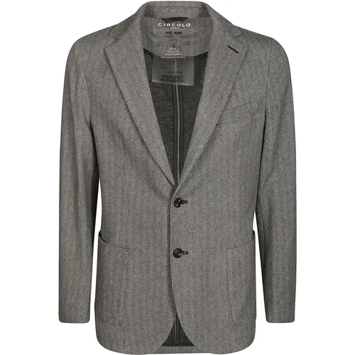 Textured Jacket , male, Sizes: XL - Circolo 1901 - Modalova