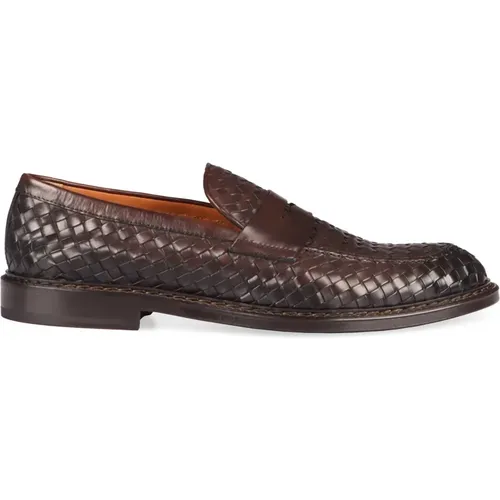 Straw Leather loafers , male, Sizes: 10 UK - Doucal's - Modalova