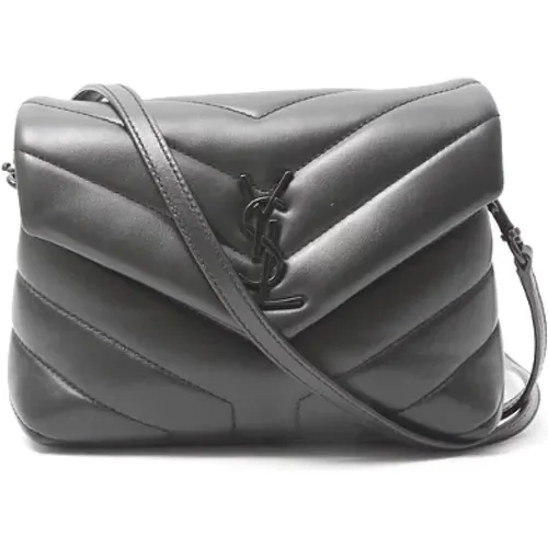 Pre-owned Leather shoulder-bags , female, Sizes: ONE SIZE - Yves Saint Laurent Vintage - Modalova