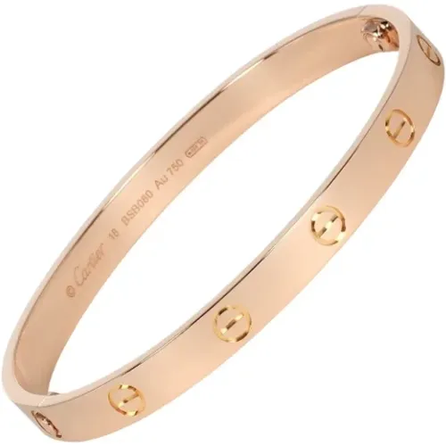 Pre-owned Rose Gold bracelets , female, Sizes: ONE SIZE - Cartier Vintage - Modalova