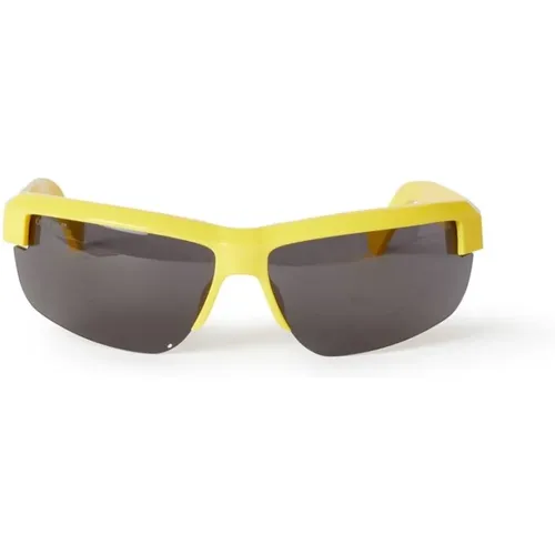 Stylish Oeri068 Sunglasses , unisex, Sizes: ONE SIZE - Off White - Modalova
