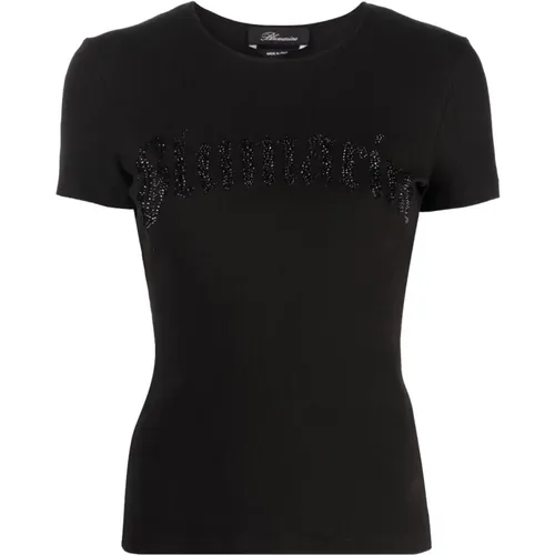T-shirt , female, Sizes: M, XS, S, L - Blumarine - Modalova
