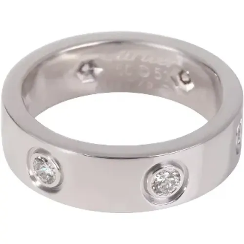 Pre-owned White Gold rings , female, Sizes: ONE SIZE - Cartier Vintage - Modalova