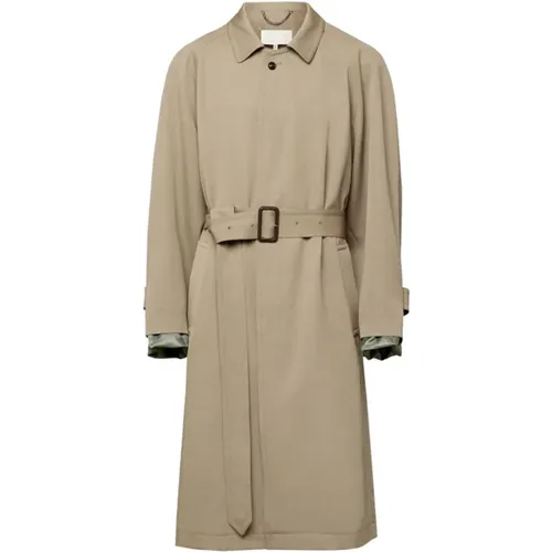 Wool Trench Coat for Men , male, Sizes: 2XS, S - Maison Margiela - Modalova