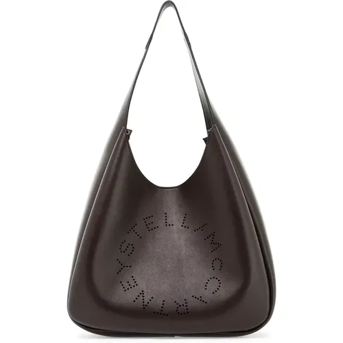 Perforated Logo Eco-Leather Tote Bag , female, Sizes: ONE SIZE - Stella Mccartney - Modalova