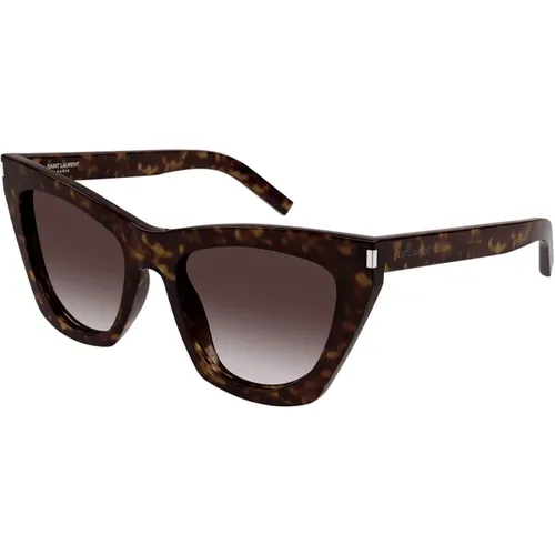 New Wave SL 214 Kate Sunglasses , female, Sizes: 55 MM - Saint Laurent - Modalova