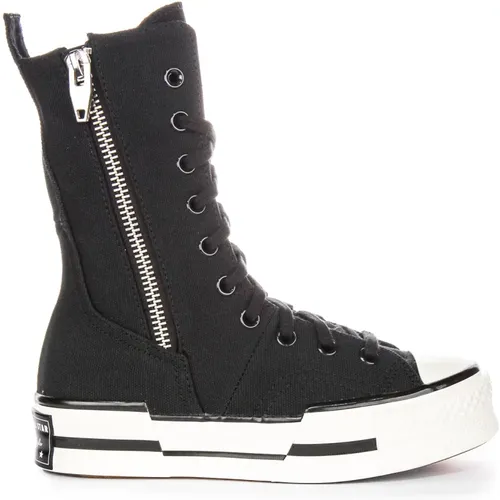 Chuck 70 Plus XHI Statement , female, Sizes: 8 UK, 7 UK, 3 1/2 UK, 4 1/2 UK, 4 UK, 5 UK, 6 UK, 6 1/2 UK - Converse - Modalova