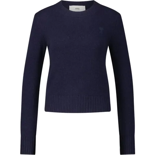 Kaschmir Pullover , Damen, Größe: M - Ami Paris - Modalova