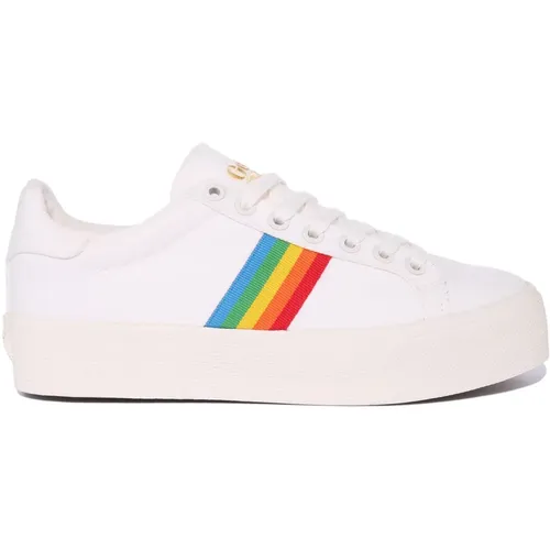 Rainbow Platform Sneakers for Women , female, Sizes: 4 UK - Gola - Modalova