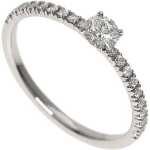 Pre-owned Platinum rings , female, Sizes: ONE SIZE - Cartier Vintage - Modalova