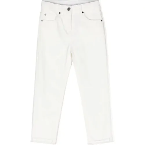 Kinder Weiße Denim Jeans,Trousers - Stella Mccartney - Modalova