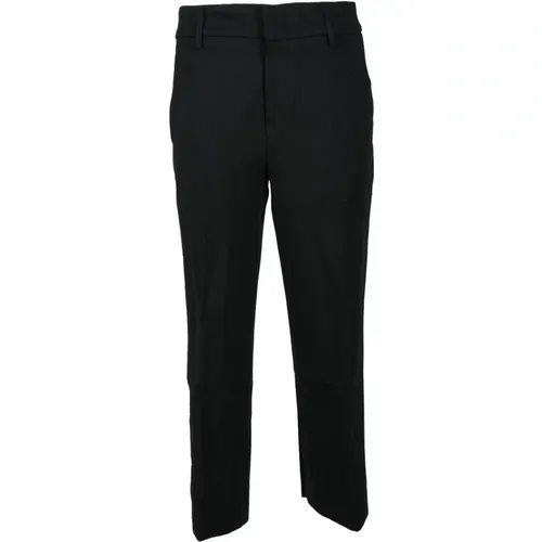 Elegant Stretch Viscose Blend Pants , female, Sizes: W31, W27, W30 - Dondup - Modalova