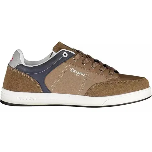 Braune Sport Sneakers Stilvolles Design , Herren, Größe: 41 EU - Carrera - Modalova