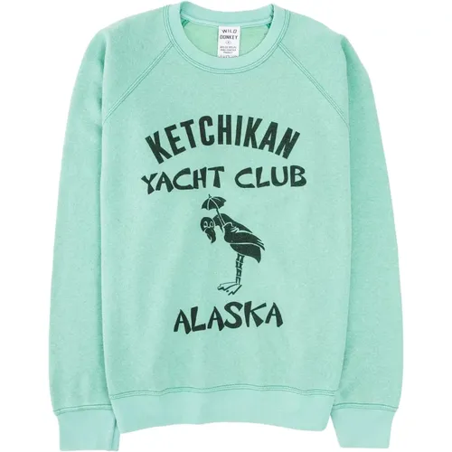 Vintage Ketchikan Crew Sweatshirt , Herren, Größe: M - Wild Donkey - Modalova