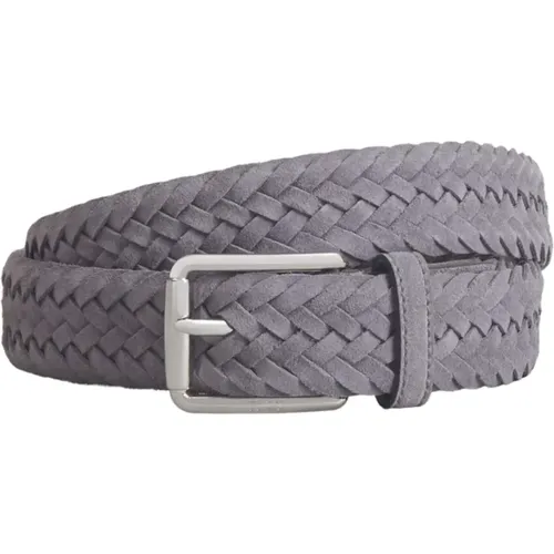Grey Leather Belts , male, Sizes: 85 CM, 90 CM, 95 CM, 100 CM - TOD'S - Modalova