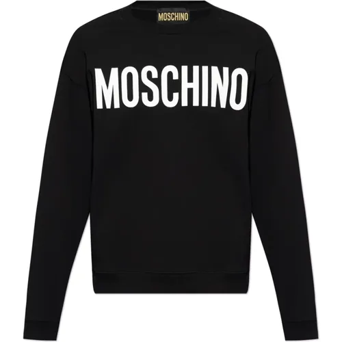 Sweatshirt mit Logo , Herren, Größe: M - Moschino - Modalova