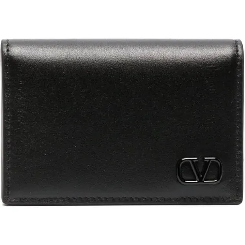 Wallet with Vlogo Motif , male, Sizes: ONE SIZE - Valentino Garavani - Modalova