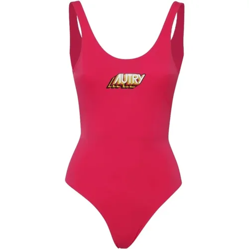 Tinto Fuchsia Aerobic Swimsuit , female, Sizes: M, S - Autry - Modalova