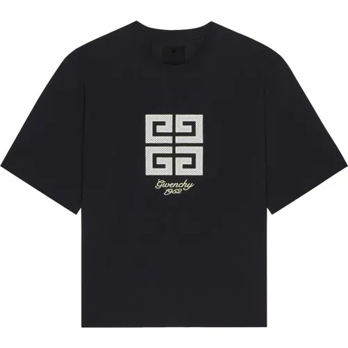 T-shirt with 4G emblem , male, Sizes: L, S, M - Givenchy - Modalova