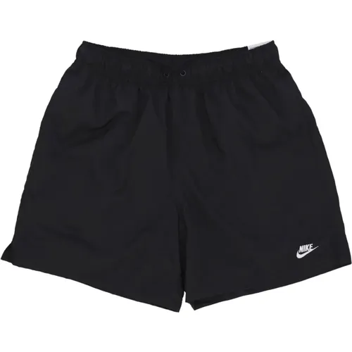 Flow Badehose Schwarz/Weiß , Herren, Größe: XL - Nike - Modalova