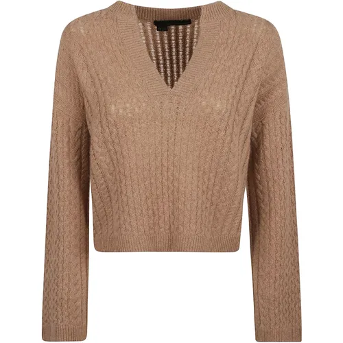 ALI Notch Sweaters , female, Sizes: M - 360cashmere - Modalova