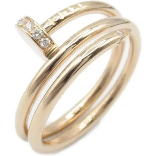 Pre-owned Metal rings , female, Sizes: ONE SIZE - Cartier Vintage - Modalova