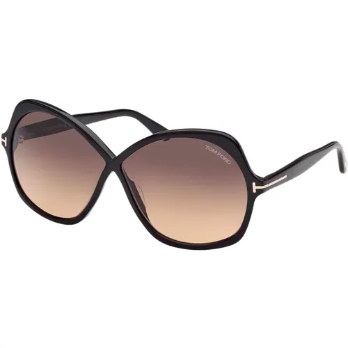 Smoke Shaded Sunglasses Rosemin FT 1013 , unisex, Sizes: 64 MM - Tom Ford - Modalova