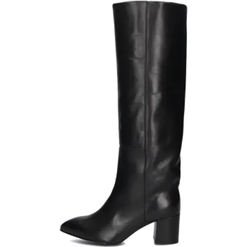 Schwarze Leder Damenstiefel , Damen, Größe: 42 EU - Toral - Modalova