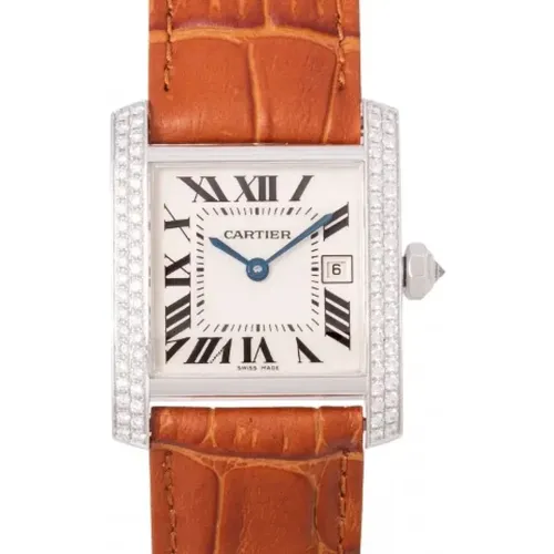 Pre-owned Stainless Steel watches , female, Sizes: ONE SIZE - Cartier Vintage - Modalova