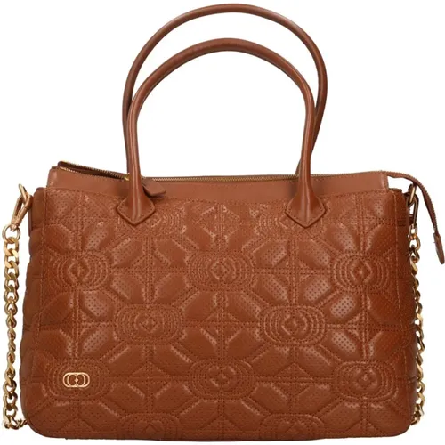 Leather Shopper Bag , female, Sizes: ONE SIZE - La Carrie - Modalova