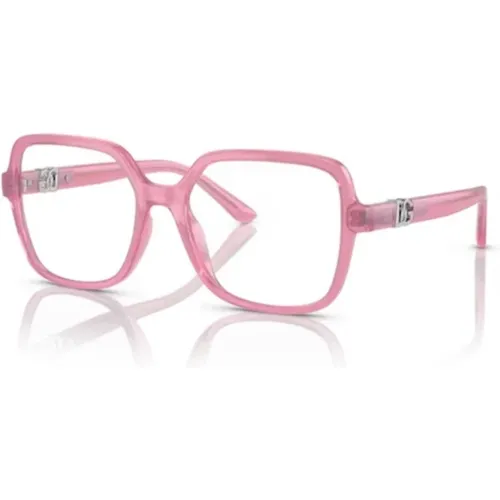 DG CrossedLarge Brillengestell , Damen, Größe: 55 MM - Dolce & Gabbana - Modalova