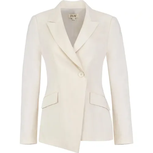 Maßgeschneiderter asymmetrischer Blazer in Sandy , Damen, Größe: XS - Jaaf - Modalova