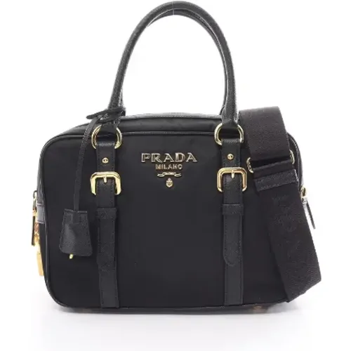 Pre-owned Canvas handbags , female, Sizes: ONE SIZE - Prada Vintage - Modalova