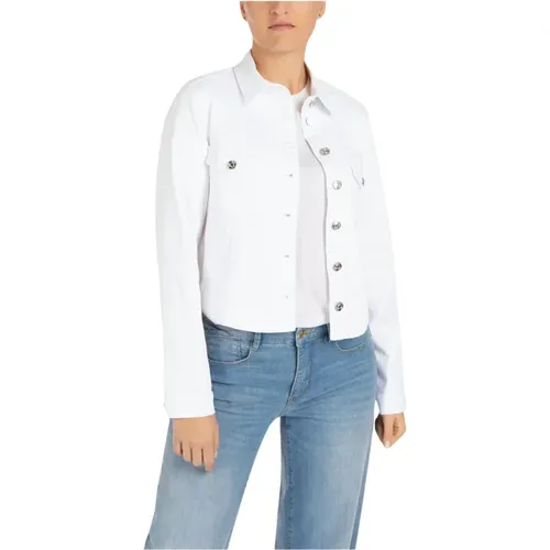 Denim Jacket Slim Fit , female, Sizes: S, L, M - MAC - Modalova