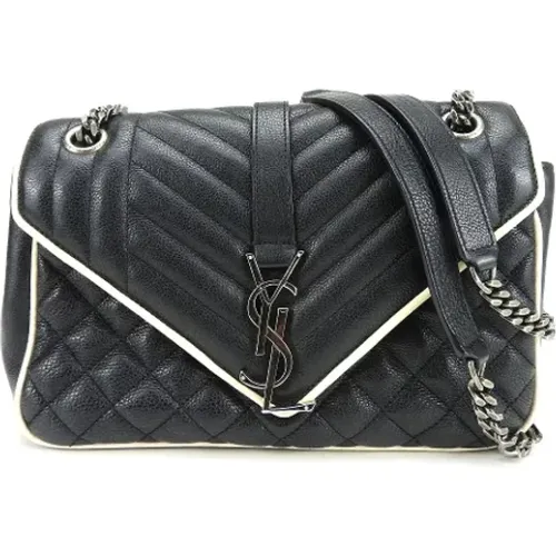 Pre-owned Leather shoulder-bags , female, Sizes: ONE SIZE - Yves Saint Laurent Vintage - Modalova