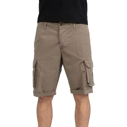 Nick Cargo Shorts Dunkel Beige , Herren, Größe: XL - 40WEFT - Modalova