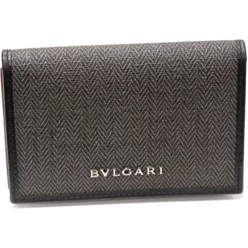 Pre-owned Canvas wallets , male, Sizes: ONE SIZE - Bvlgari Vintage - Modalova