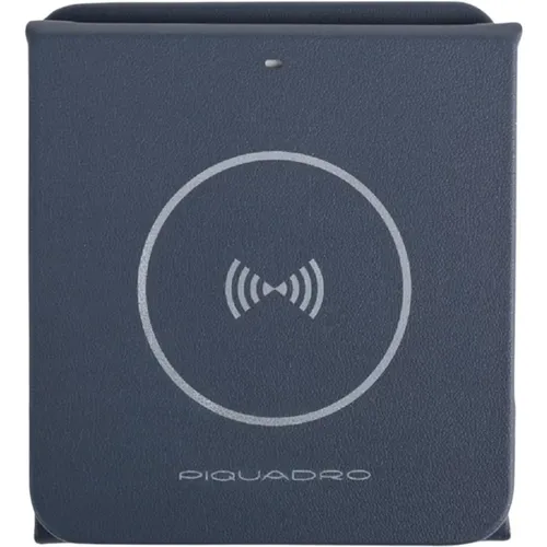 Wireless Charging Base for iPhone and AirPods , unisex, Sizes: ONE SIZE - Piquadro - Modalova