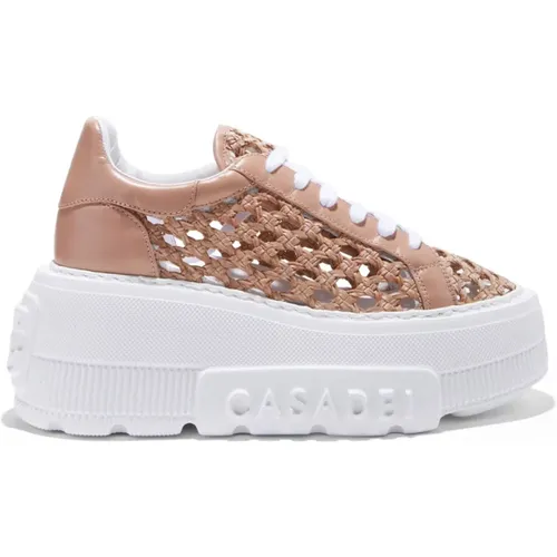 Innovative Vegane Leder Sneakers , Damen, Größe: 41 EU - Casadei - Modalova