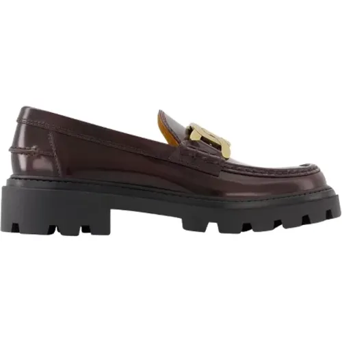 Leder flats Tod's - TOD'S - Modalova