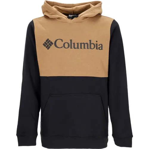 Colorblock Hoodie Black/delta , male, Sizes: L, XL, S, M - Columbia - Modalova